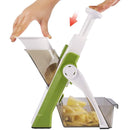 Stainless Steel Vegetable Cutter - Versatile & Compact Kitchen Tool