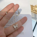 1 Pc Alloy Gold Plated Double Layered Butterfly Design Pendant