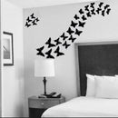 Butterfly Design Wall Sticker- Pack Of 30