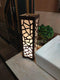 Big Size Wooden Side Table Lamp With Laser Cutting