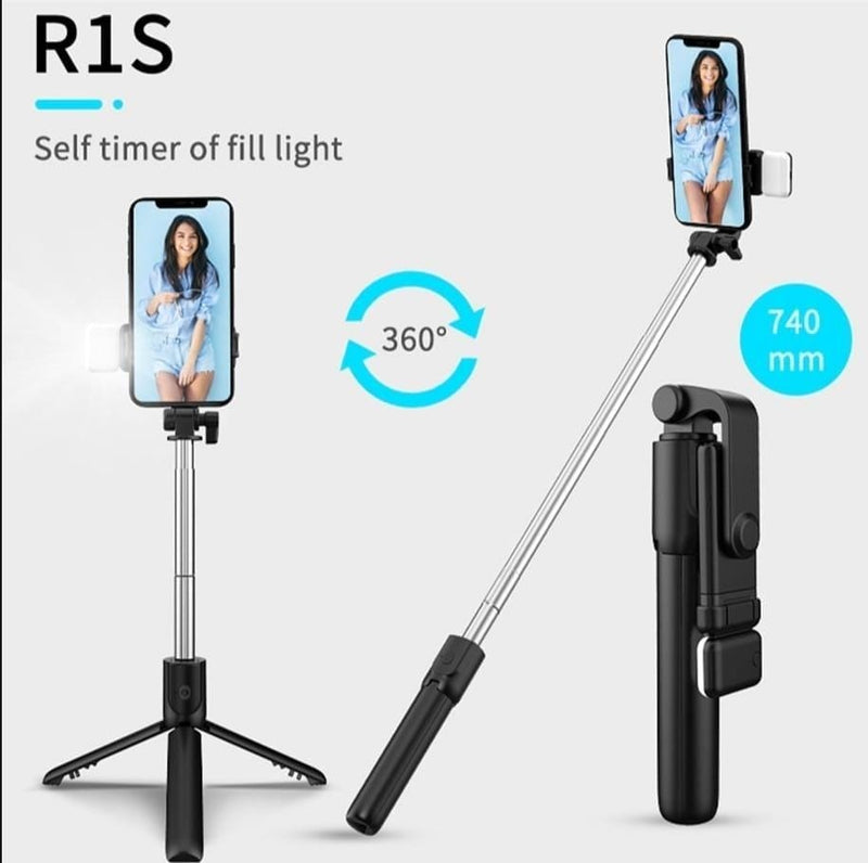 Versatile Portable Selfie Stick with Bluetooth Remote - Capture Every Moment!