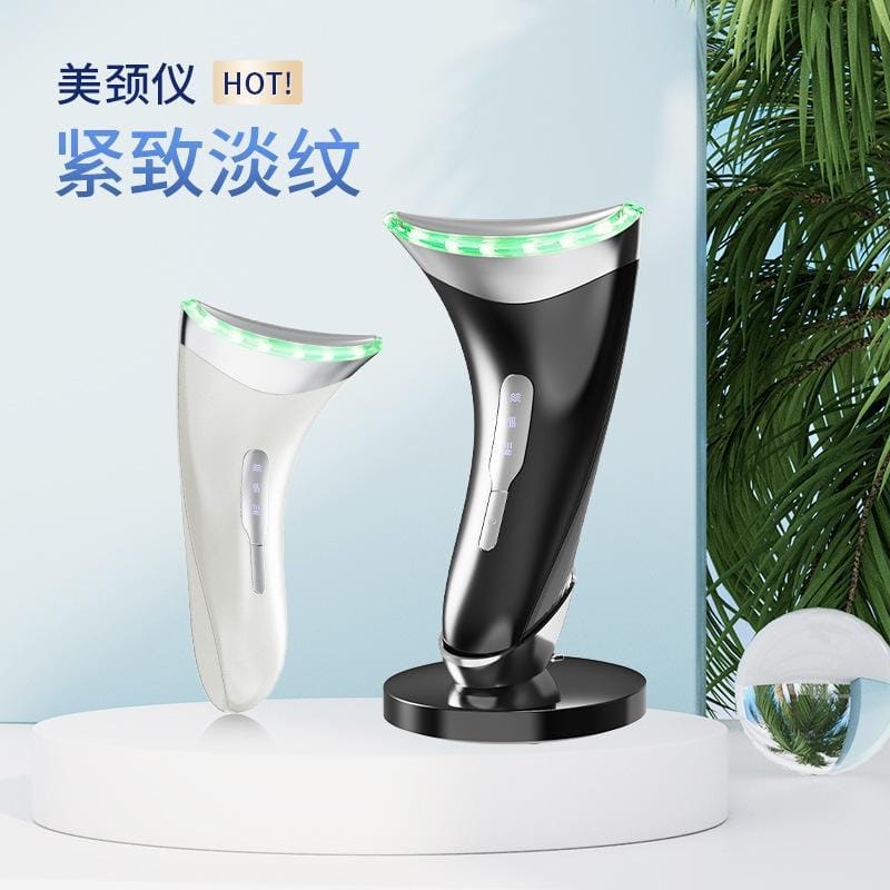 EMS Neck and Face Skin Rejuvenation Massager - Micro-Current Vibration Beauty Tool