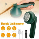 Portable Electric Lint Remover - Green ABS Plastic Fabric Shaver