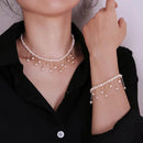 Beautiful Pearl Necklace Set